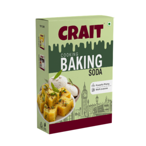 Crait Baking Soda | Multipurpose Cooking & Baking Ingredient for Soft Cakes, Cookies & Cleaning Use