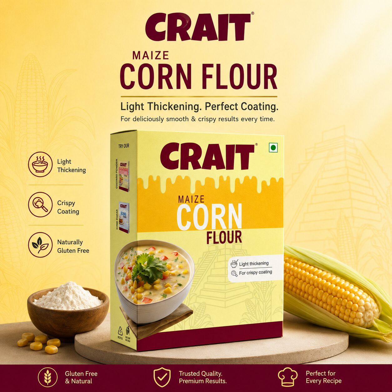 Crait Corn Flour | Premium Quality Thickening & Cooking Ingredient for Soups, Sauces & Snacks - Image 5