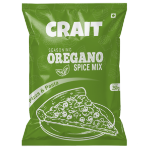 Crait Oregano Seasoning | Aromatic Pizza & Pasta Herb for Italian Dishes, Garlic Bread & Snacks