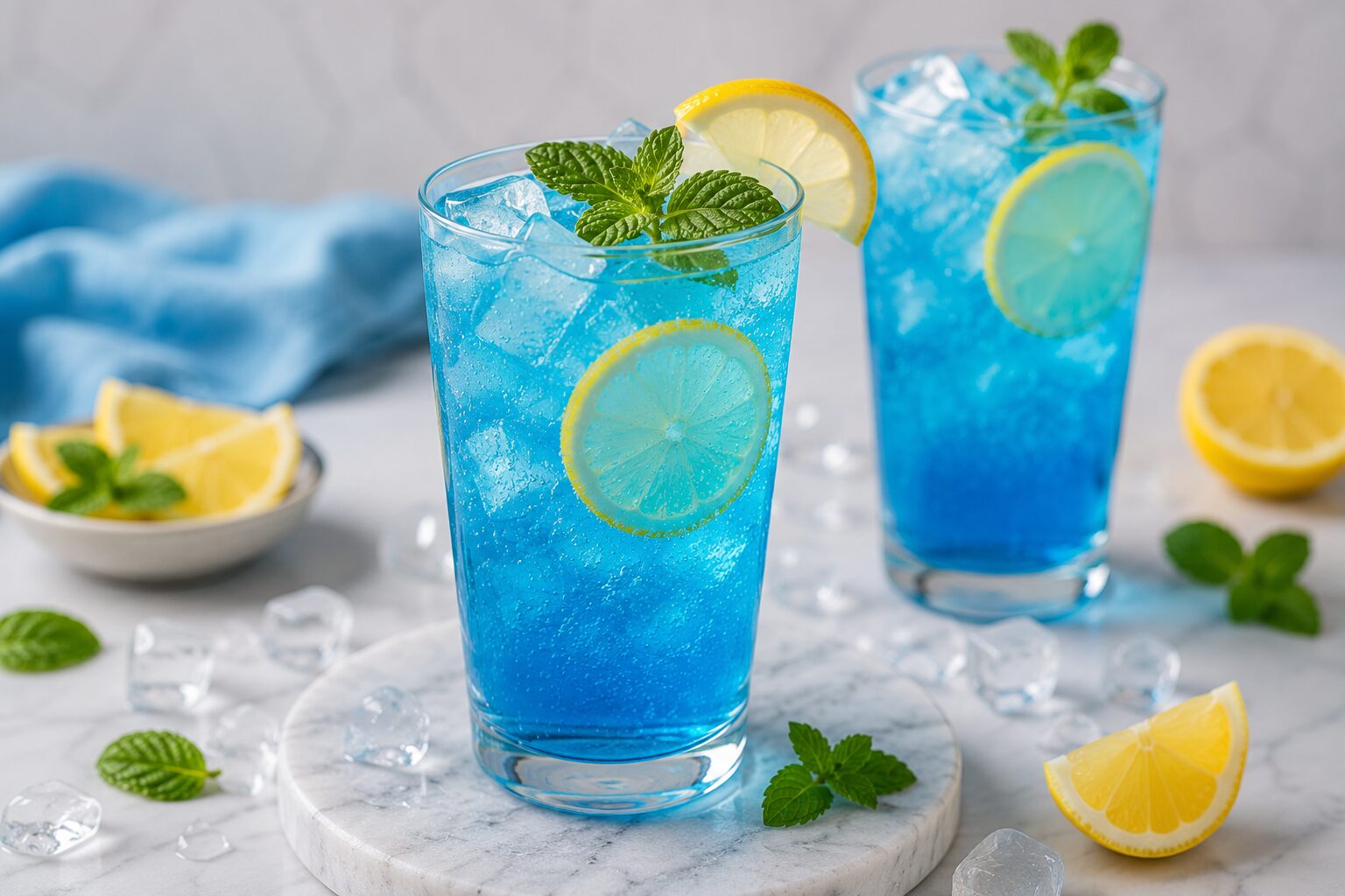 Blue Mocktails