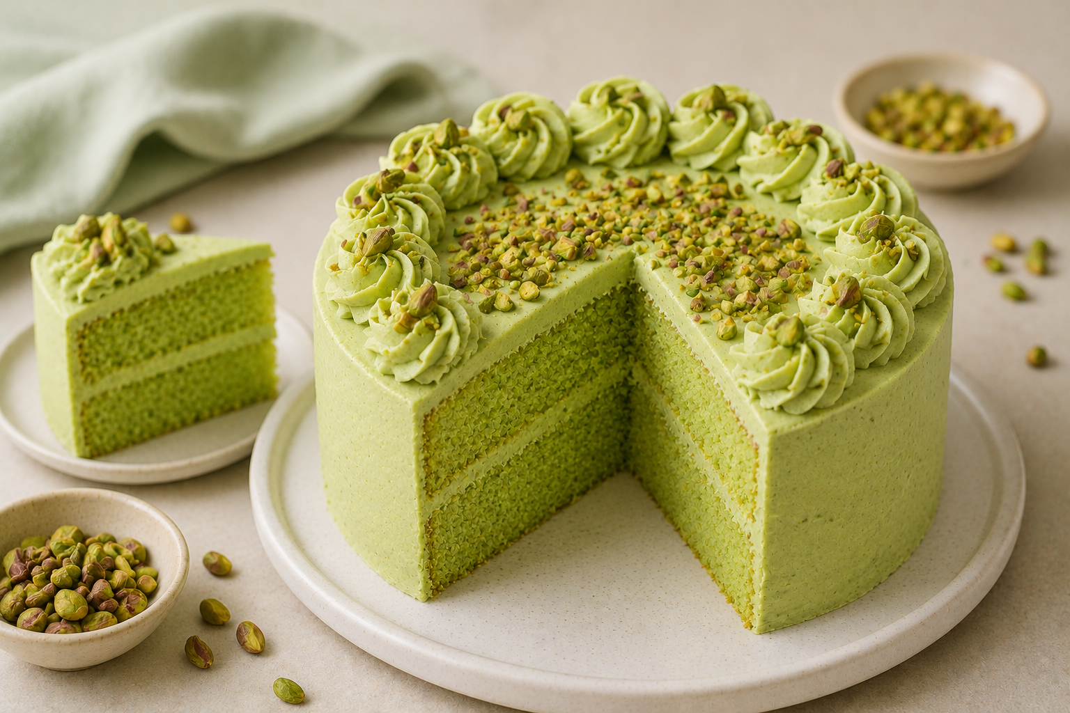 Pistachio Cake Recipe
