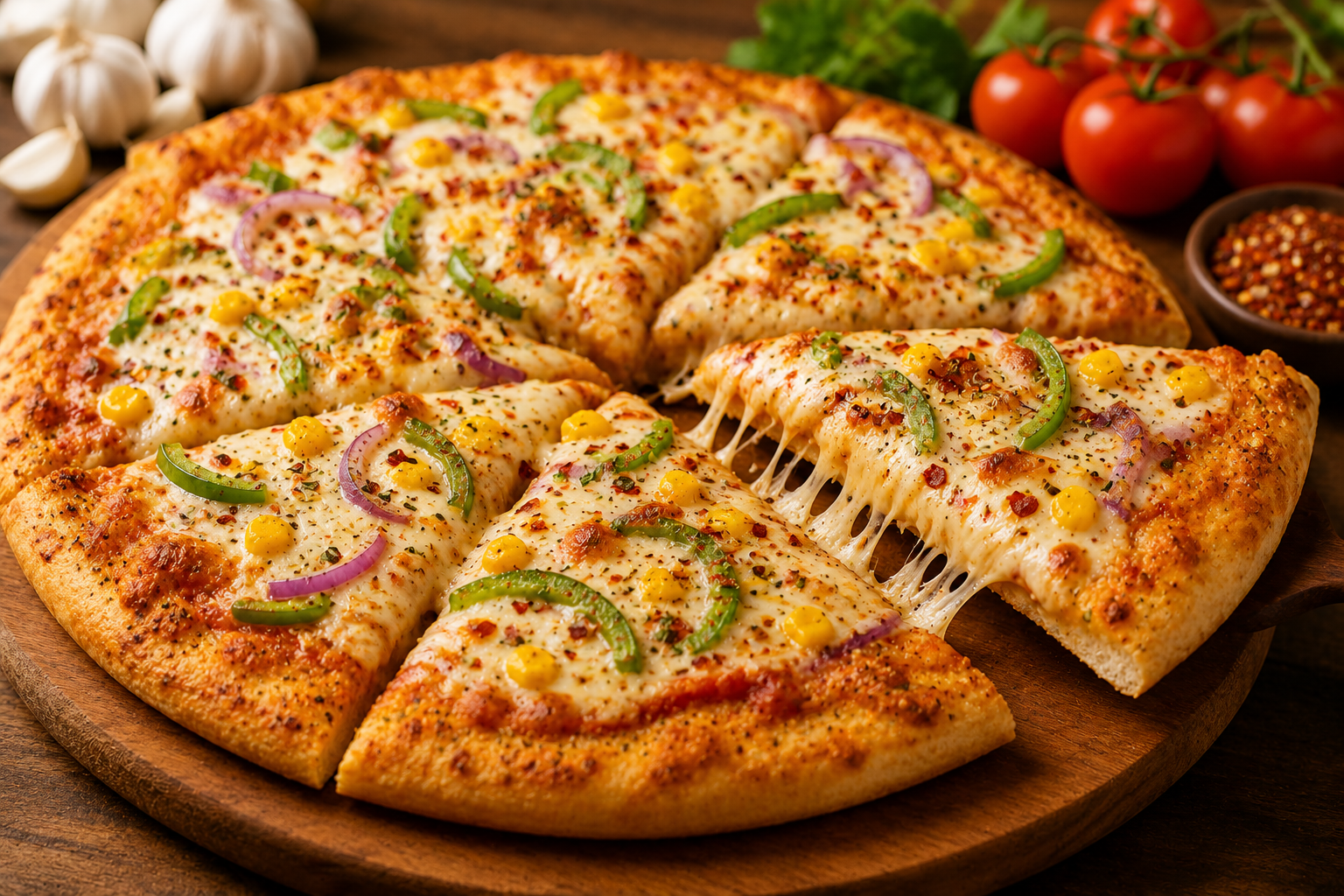 Garlic Pizza Recipe