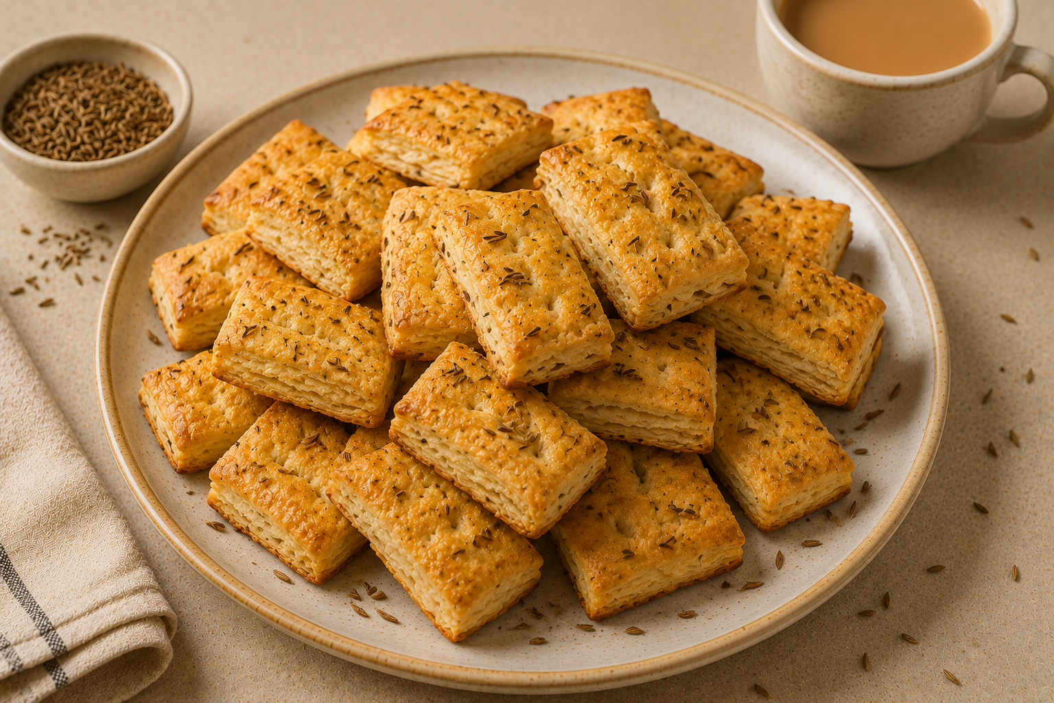 Jeera Khari Biscuits