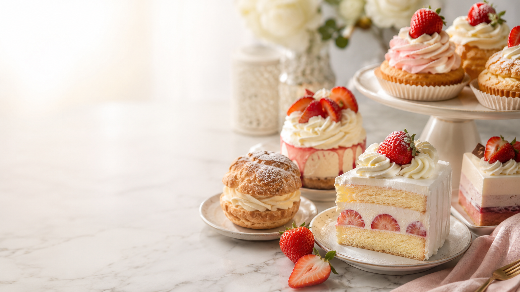 Fresh Cream Pastries
