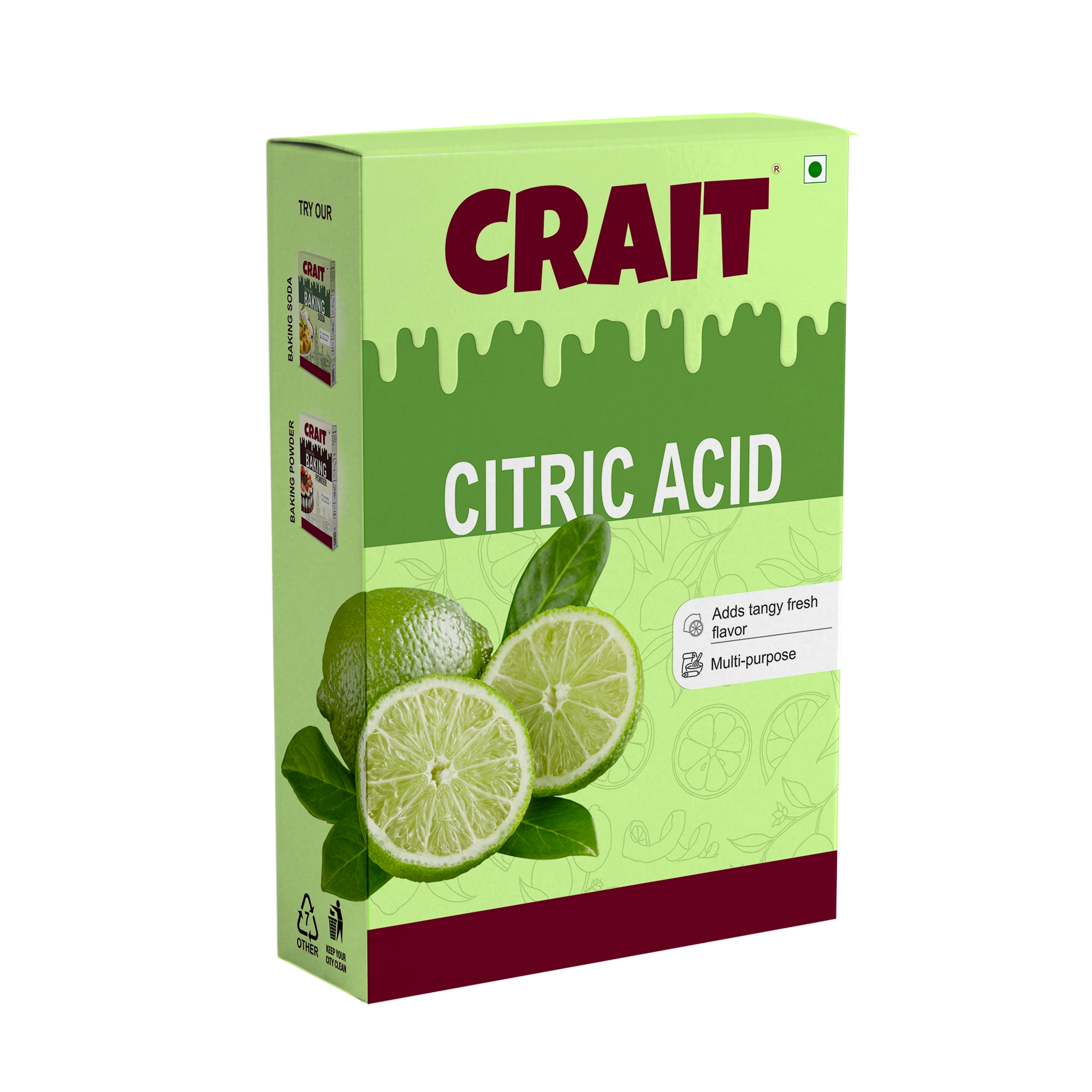 Crait Citric Acid Food Grade Ingredient
