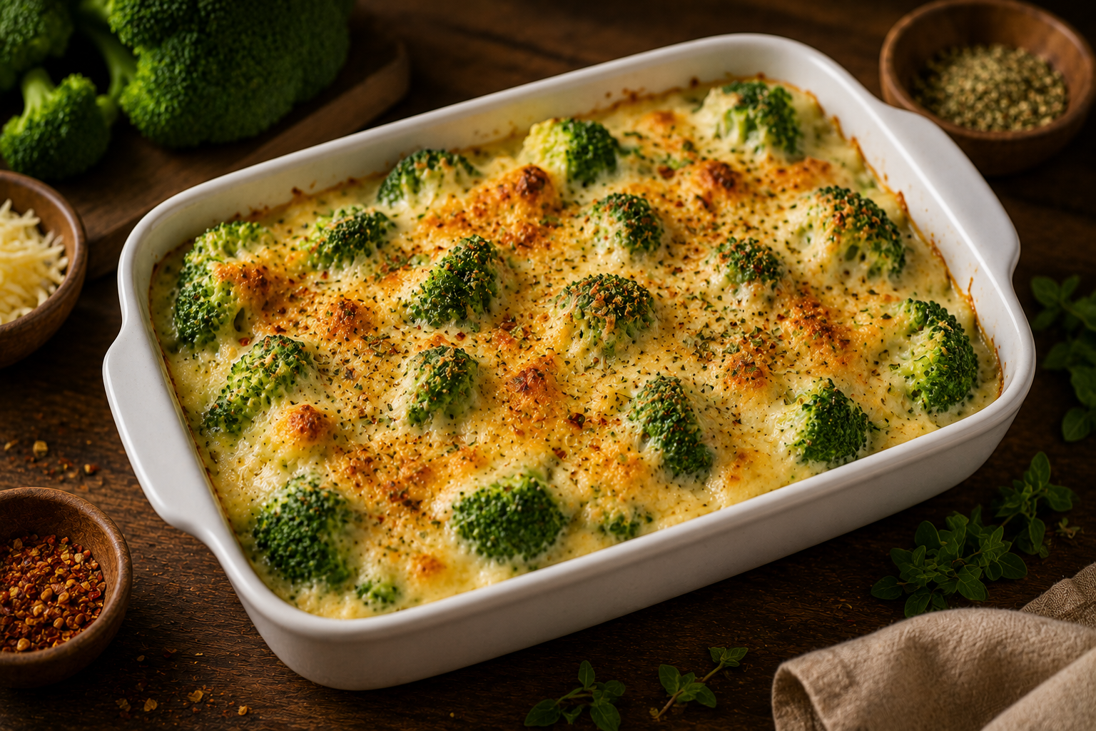 Cheesy Broccoli Bake