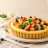Vanilla Custard Tart (Eggless)